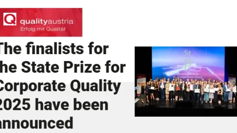 Eight Finalists Named for Austria’s 2025 State Prize for Corporate Quality