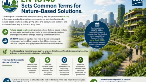 EN 18140 Sets Common Terms for Nature-Based Solutions