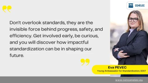CEN and CENELEC Young Professionals Series: Eva Pevec on Why Standards Matter for Careers and Sustainability