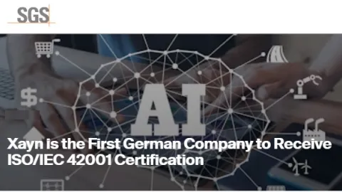 Xayn Becomes First German Company Certified to ISO 42001 for AI Management