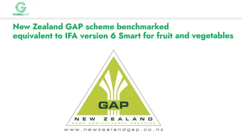 New Zealand GAP Scheme Granted IFA v6 Smart Recognition for Fruit and Vegetables