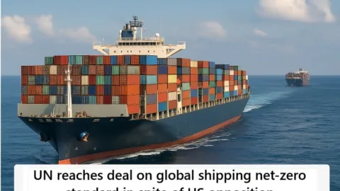 UN Approves New Net-Zero Fuel Standard for Shipping Despite US Objections