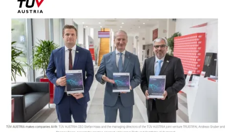 TÜV Austria White Paper Details Trusted AI Framework for Safe and Certifiable Systems
