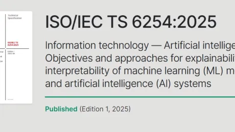 Global Specification ISO 6254 Sets Out Framework for Transparent AI Decision-Making