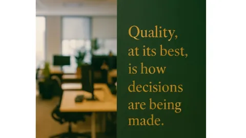 Bad Decisions Are the Real Cause of Quality Issues