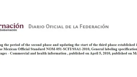 Mexico Postpones Final Labeling Phase for Prepackaged Food and Drink Products
