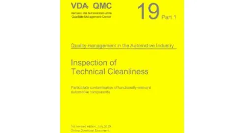 VDA 19.1 Yellow Book Published With Expanded Cleanliness Inspection Rules