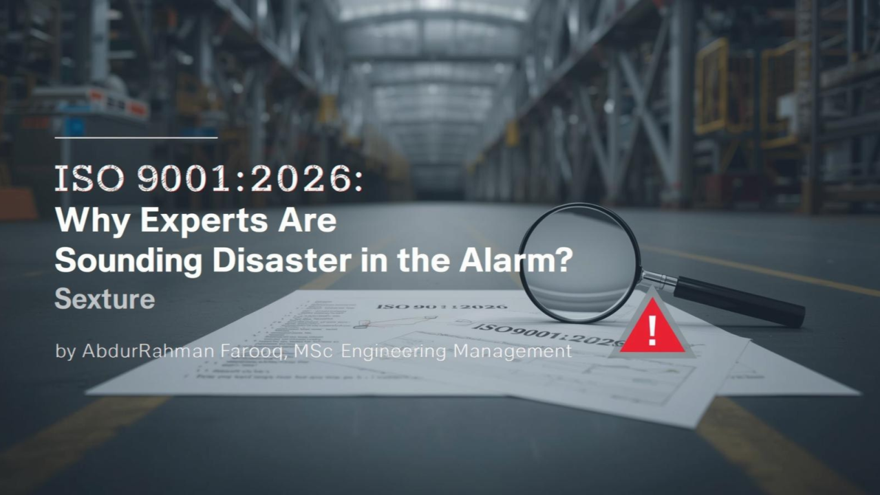 New Revision, Old Mistakes: ISO 9001 Draft Repeats Problems Seen in 2015