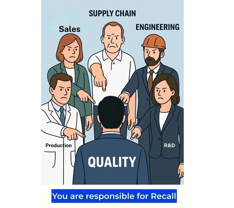Stop Pointing Fingers at Quality, Each Department Must Do Its Part