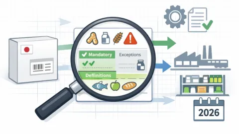 Japan Updates Food Labeling Rules for Allergen Information