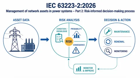 IEC 63223-2 Sets Risk-Informed Decision-Making (RIDM) Process for Power Network Assets
