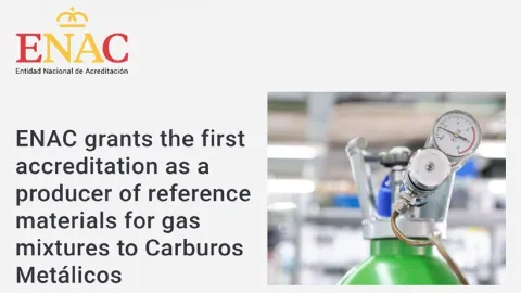 ENAC Accredits Carburos Metálicos as First CRM Producer for Gas Mixtures