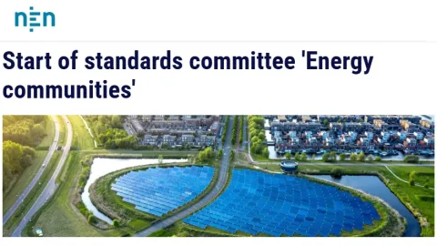 NEN Setting Up New Committee and Standard for Energy Communities