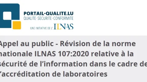 ILNAS Opens Revision of Laboratory Information Security Standard