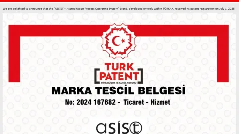 TÜRKAK Secures Patent for ASİST Digital Accreditation Platform