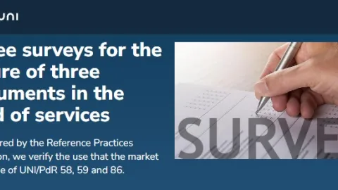 UNI Opens Public Surveys to Review Three Reference Practice Documents in Services