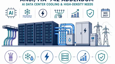 ANSI/TIA-942 Addendum Targets AI Data Center Cooling and High-Density Needs