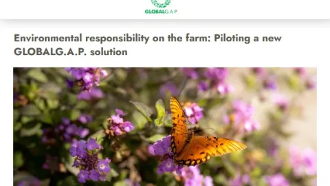 GLOBALG.A.P. Tests New Stakeholder-Created Environmental Solution on Farms