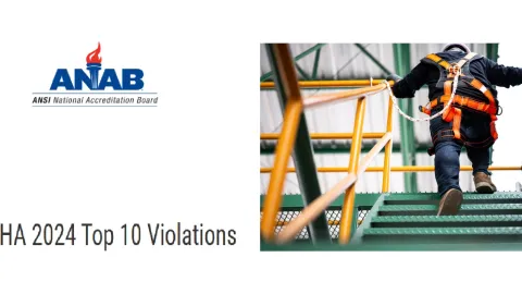 OSHA Releases 2024 Top 10 Safety Violations