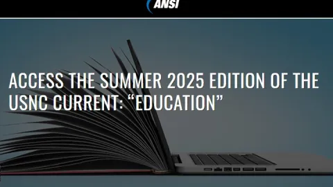 USNC Current Summer Edition Highlights Education in Standards