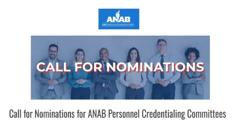 ANAB Seeks Experts for Personnel Certification and Certificate Accreditation Committees