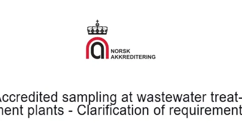 Norwegian Accreditation Clarifies Sampling Requirements at Wastewater Treatment Plants