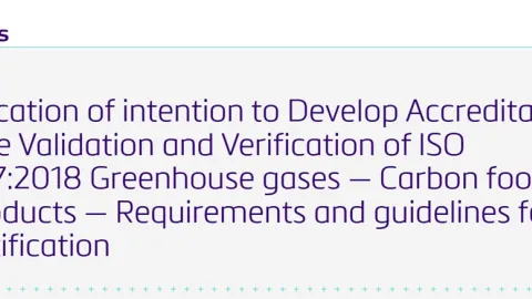 UKAS Begins Development of ISO 14067 Product Carbon Footprint Accreditation