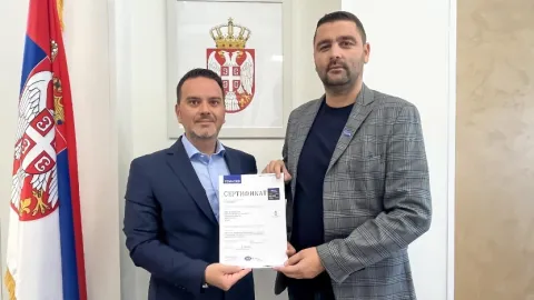 Unique Certification of Public Executor Ivan Jezdović from Paraćin