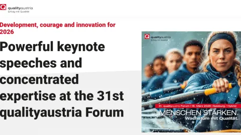 Registration Opens for the 31st Quality Austria Forum in Salzburg
