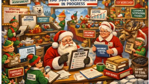 Santa’s ISO 9001 Audit: Are His Quality Practices Naughty or Nice?