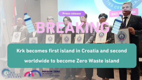 Krk Island Becomes First in Croatia to Earn Zero Waste Certification