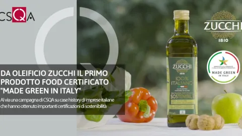 Oleificio Zucchi Becomes First Company to Achieve 'Made Green in Italy' Certification