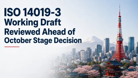 ISO 14019-3 Working Draft Reviewed Ahead of October Stage Decision