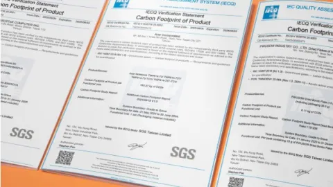 ASUS, Acer and Fwusow First in Taiwan Verified  for IECQ Carbon Footprint Scheme