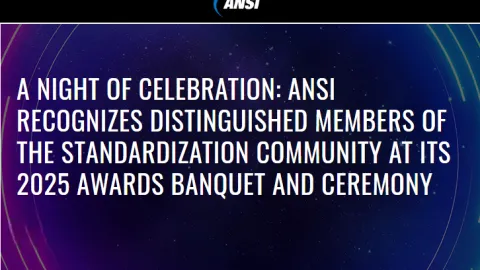 ANSI Honors 20 Leaders Advancing U.S. Standardization and Conformity Assessment