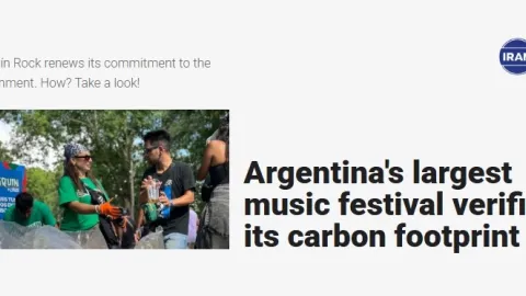 Argentina's Largest Music Festival Cosquín Rock Partners With IRAM to Verify Its Carbon Footprint