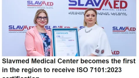 Slavmed Medical Center First in South Caucasus to Earn ISO 7101:2023 Certification