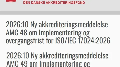 DANAK Sets Transition Deadlines for ISO 14001:2026 and ISO/IEC 17024:2026