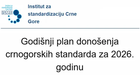Montenegro Adopts 2026 Plan for National Standards Development