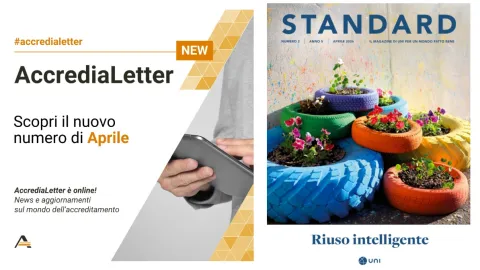 UNI and Accredia Release April Editions of Their Monthly Publications