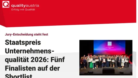 Austria Reveals Five Finalists for State Prize for Business Quality 2026