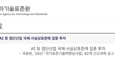 South Korea Funds 82 Projects To Strengthen AI And Advanced Industry Standards