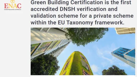 Green Building Certification Spain Gets First Accreditation for Private EU Sustainability Scheme