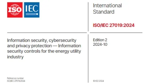 ISO/IEC 27019:2024  just published