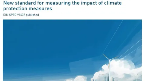 DIN Publishes New Standard for Measuring Impact of Climate Protection Measures
