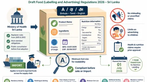 Sri Lanka Proposes Food Labelling And Advertising Rules With Mandatory Nutrition Information
