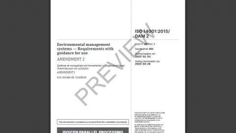 ISO 14001 Draft Update Released and Open for Comments