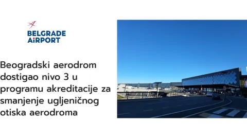 Belgrade Airport Lifts Off to Level 3 in Carbon Reduction Certification