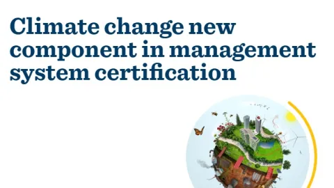 Climate Change Now Part of Management System Certification Audits