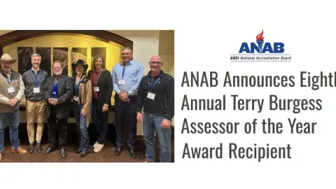 ANAB Honors Robert Yencha with Terry Burgess Assessor Award